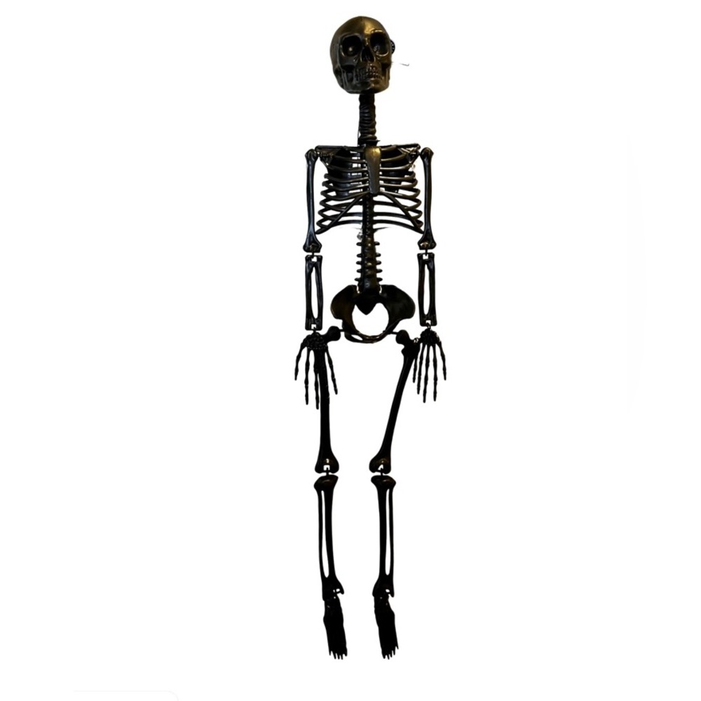 Black skeleton decor